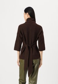 ONLY ONLMARLI LIFE LONG  - Strickpullover - chocolate torte