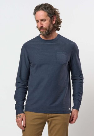 MCS, MCRUD POCKET T-SHIRT - Long sleeved top - dark sapphire