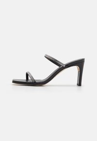CANNES GLOW - Kontsaga tagant lahtised kingad - glow black