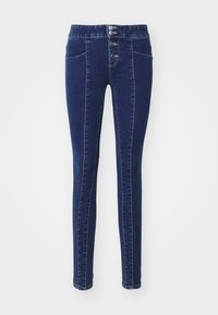 ONLROYAL BUTTON PLEAT  - Uske traperice - medium blue denim