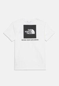 The North Face TEEN BOX REGULAR TEE UNISEX - Športne majice - white