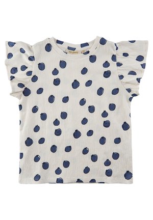 HELEN BLUEBERRIES TEE - T-shirt imprimé - gardenia