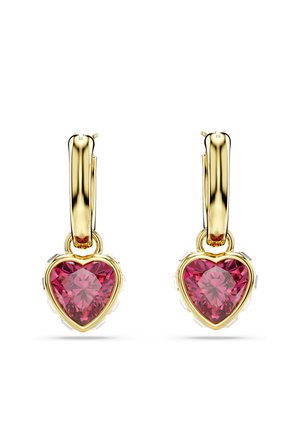 CHROMA HOOP DROP HEART - Cercei - red