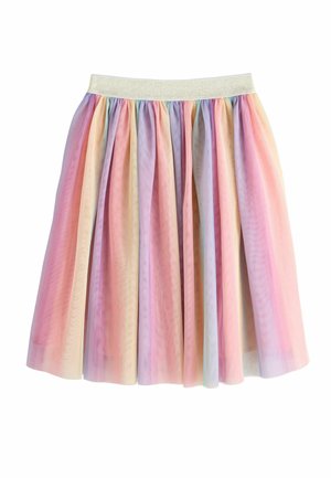 Next, A-line skirt - rainbow stripe