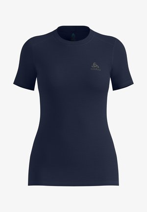 ODLO, BL TOP CREW NECK S/S MERINO 160 - Unterhemd/-shirt - eclipse