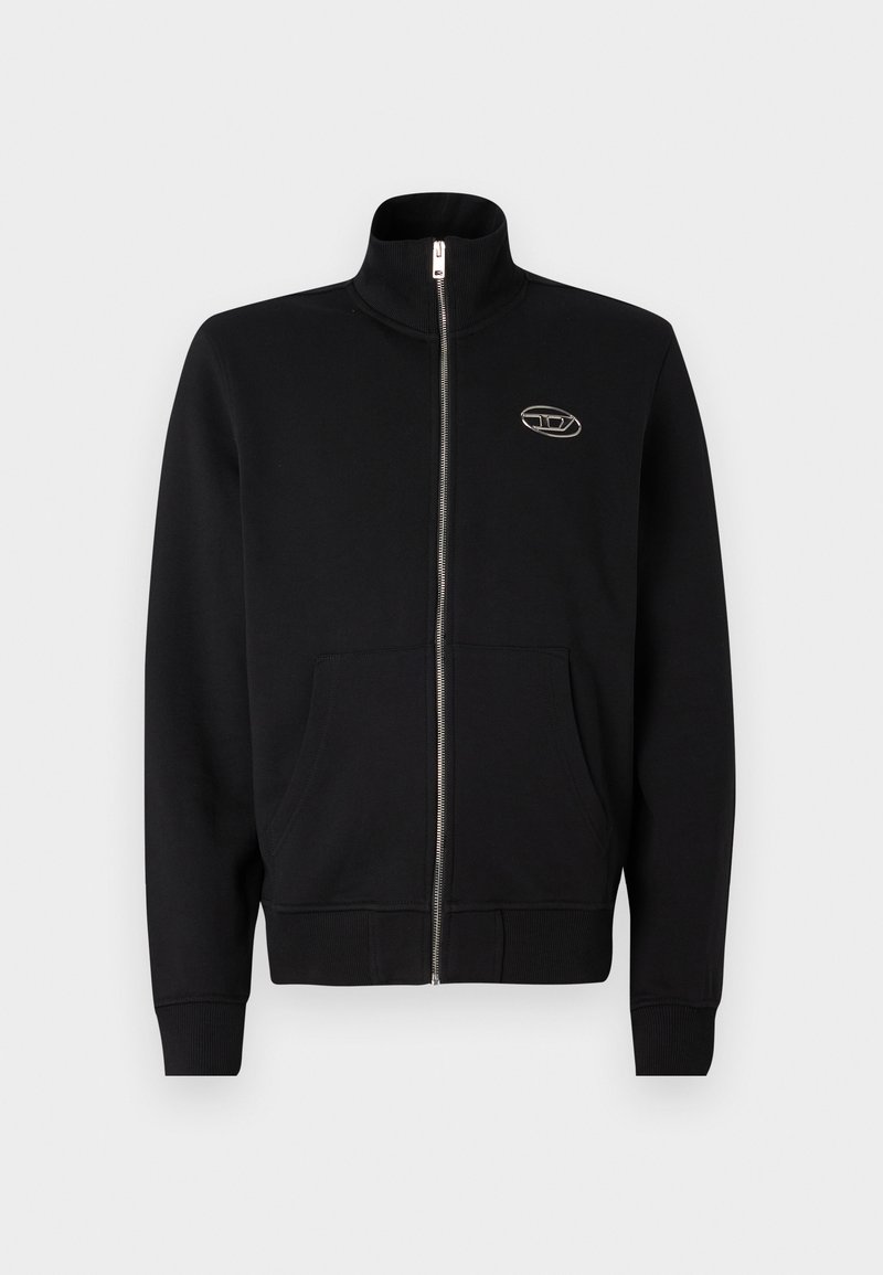 Diesel GINNI ZIP - Zip-up sweatshirt - black - Zalando.co.uk