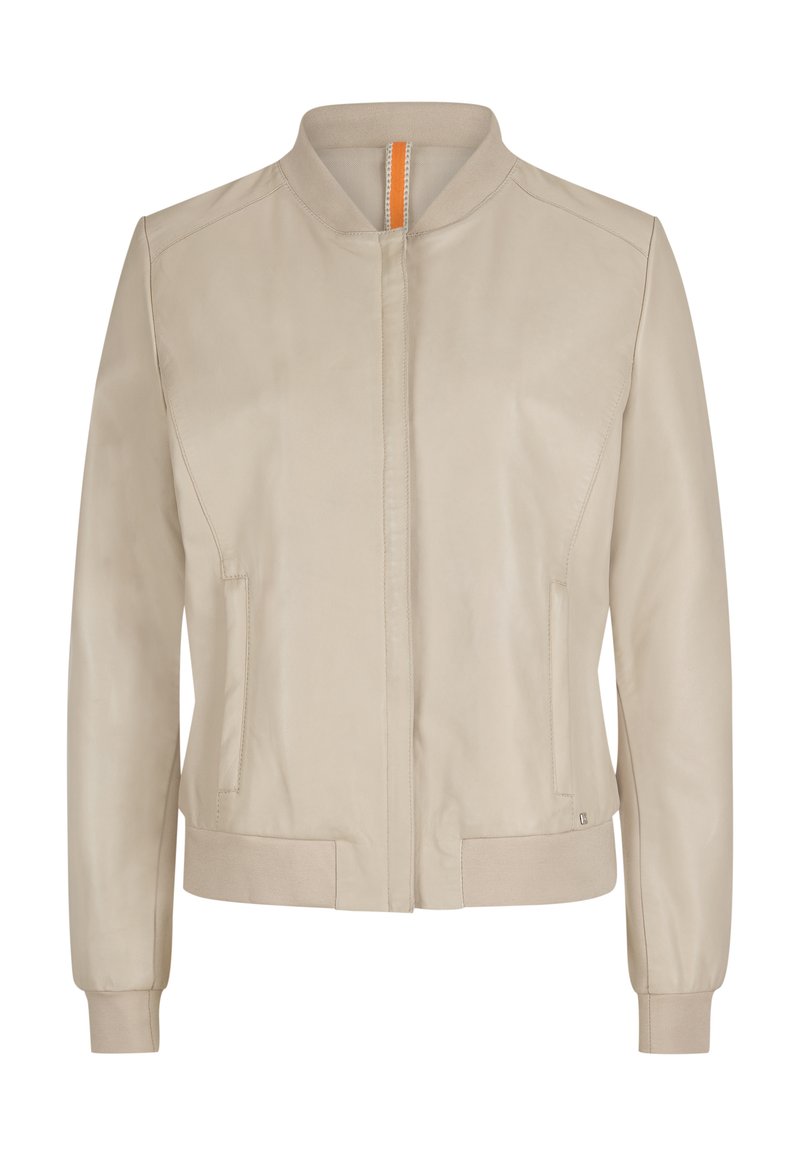 Milestone MSMISTY Leather jacket creme/beige Zalando