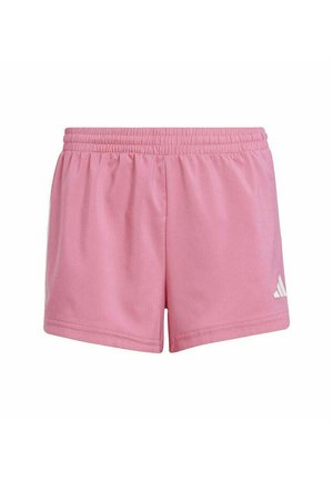 adidas Performance TRAINING ESSENTIALS STRIPES - Kurze Sporthose - pink fusion white