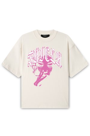 FAVELA LOVESICK UNISEX - Print T-shirt - vanilla