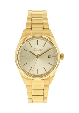 S.OLIVER QUARZUHR FÜR DAMEN, EDELSTAHL IP GOLD - Uhr - gold-coloured