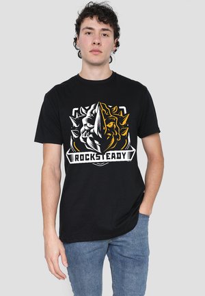 TMNT ROCKSTEADY - T-Shirt print - black