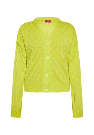 CO-BRANDED WITH SWIRLY - Cardigan - limone