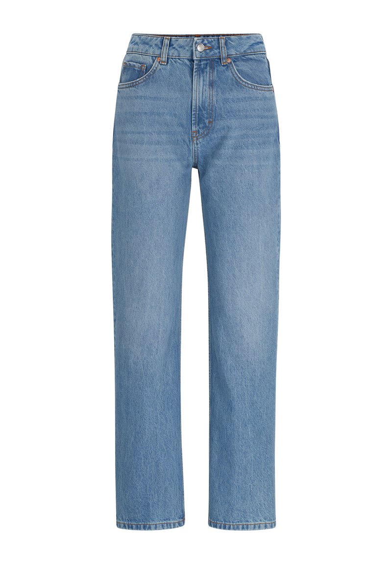 HUGO Relaxed fit jeans blauw