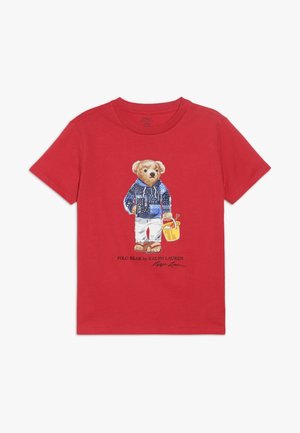 T-shirts print - sunrise red