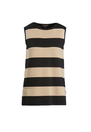Luisa Spagnoli CANTILENA - Débardeur - nero beige