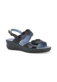 Melluso Sandali con zeppa - blu notte