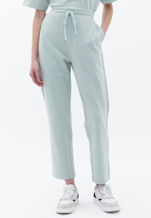 OXXO RÖHREN MIT HOHER TAILLE - Pantalones deportivos - aqua gray