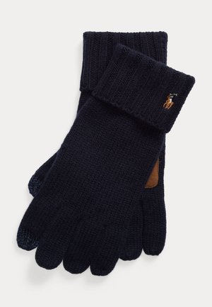 Polo Ralph Lauren MERINO WOOL TOUCH SCREEN GLOVES - Guantes - hunter navy