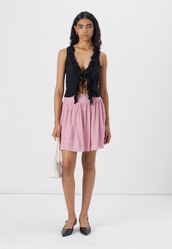 VMCLARA FRILL SKIRT - A-line skirt - lilas4