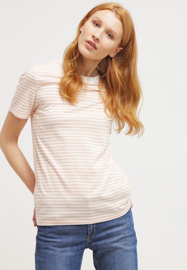 Selected Femme T-shirt estampada - cameo rose