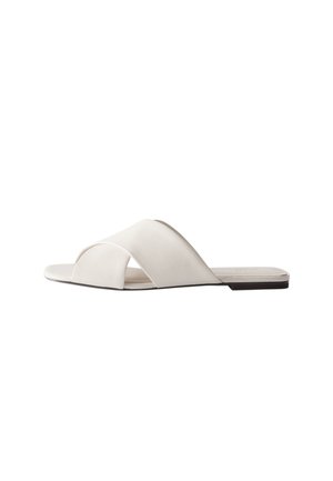 & OTHER STORIES, & OTHER STORIES CROSSOVER SANDALS - Pantolette flach - off white