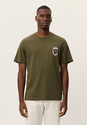 BRADY EMBLEM - Μπλουζάκι με στάμπα - olive night