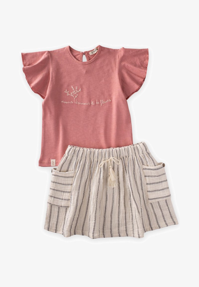 Cigit SET - Marškinėliai su spaudiniu - salmon