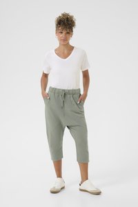 Cream CRBEKY CAPRI  - Rövidnadrágok - grey khaki
