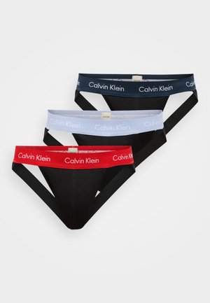 JOCK STRAP 3 PACK  - Kratke gaće - black/adrenaline rush