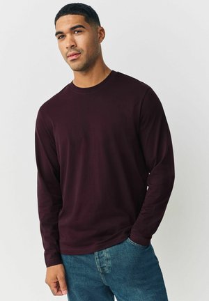 CREW NECK - Camiseta de manga larga - purple fig