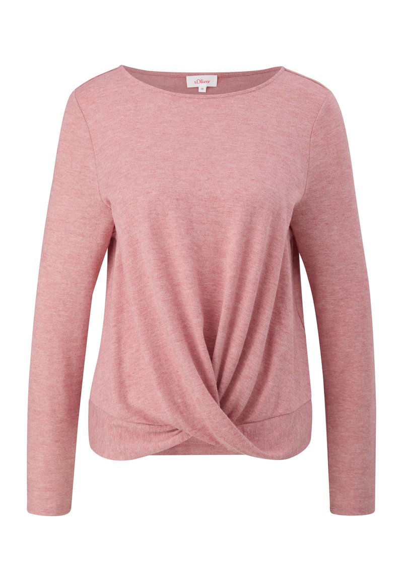 s.Oliver Longsleeve gemêleerd donkerroze s.Oliver Longsleeve gemêleerd donkerroze