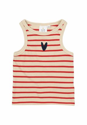 NIL SHORT - Top - poppy red striped