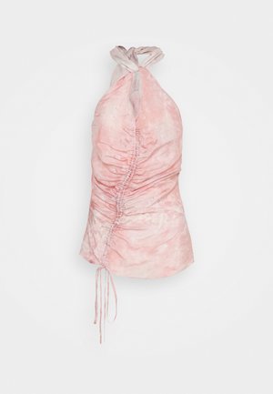 Materiel GATHERED HALTER - Μπλούζα - dyed pink