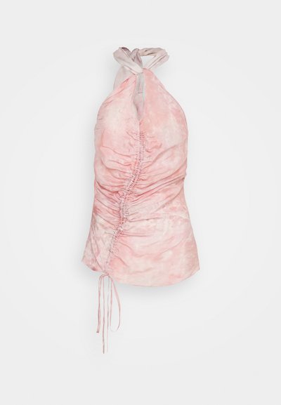 Materiel GATHERED HALTER - Μπλούζα - dyed pink