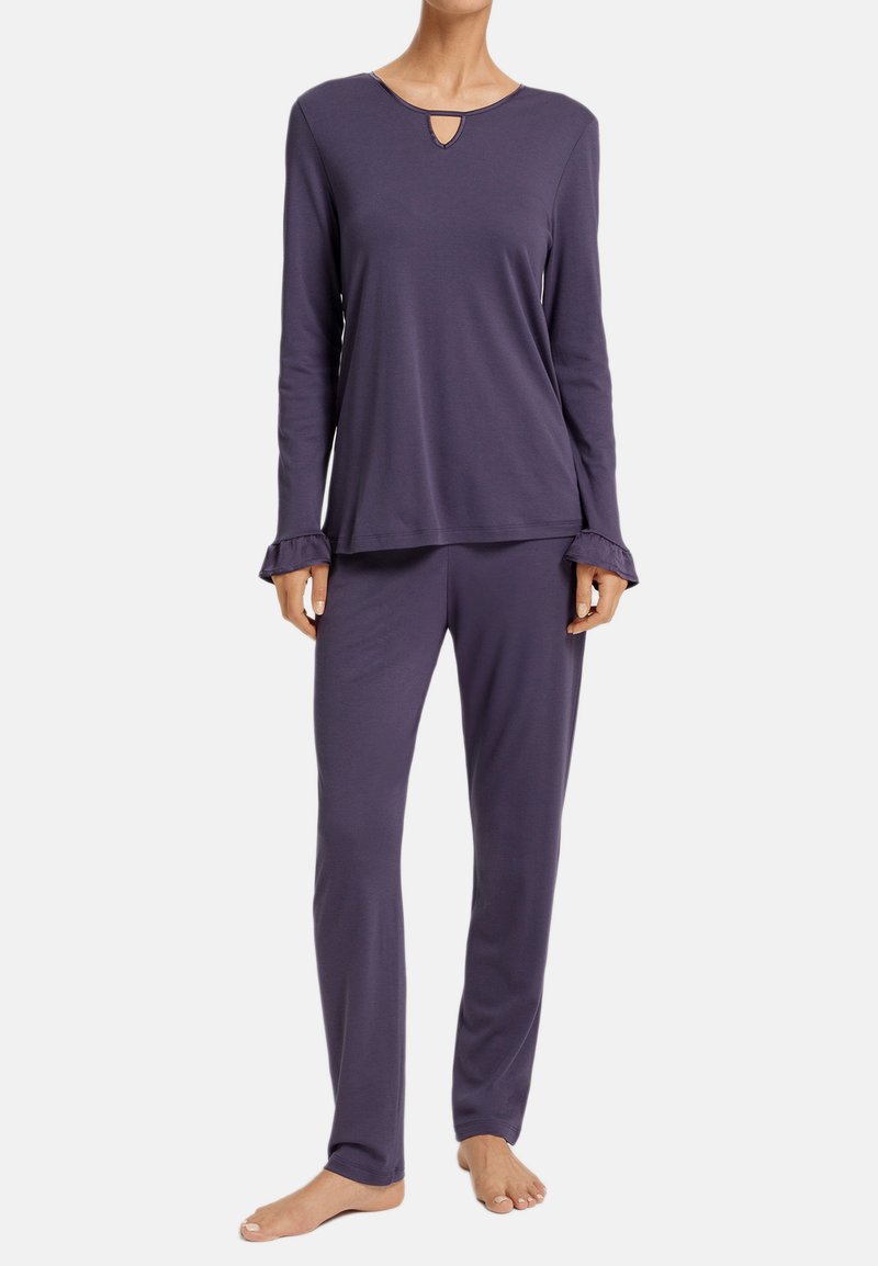Hanro CLAIRE SET - Pyjama - blue stone