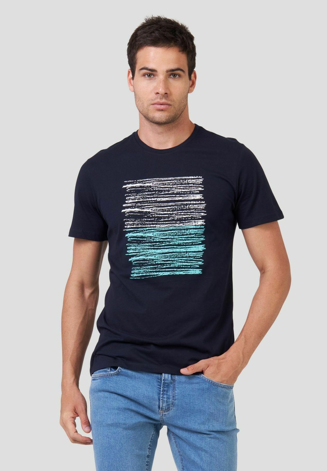 T shirt blu scuro Clearance