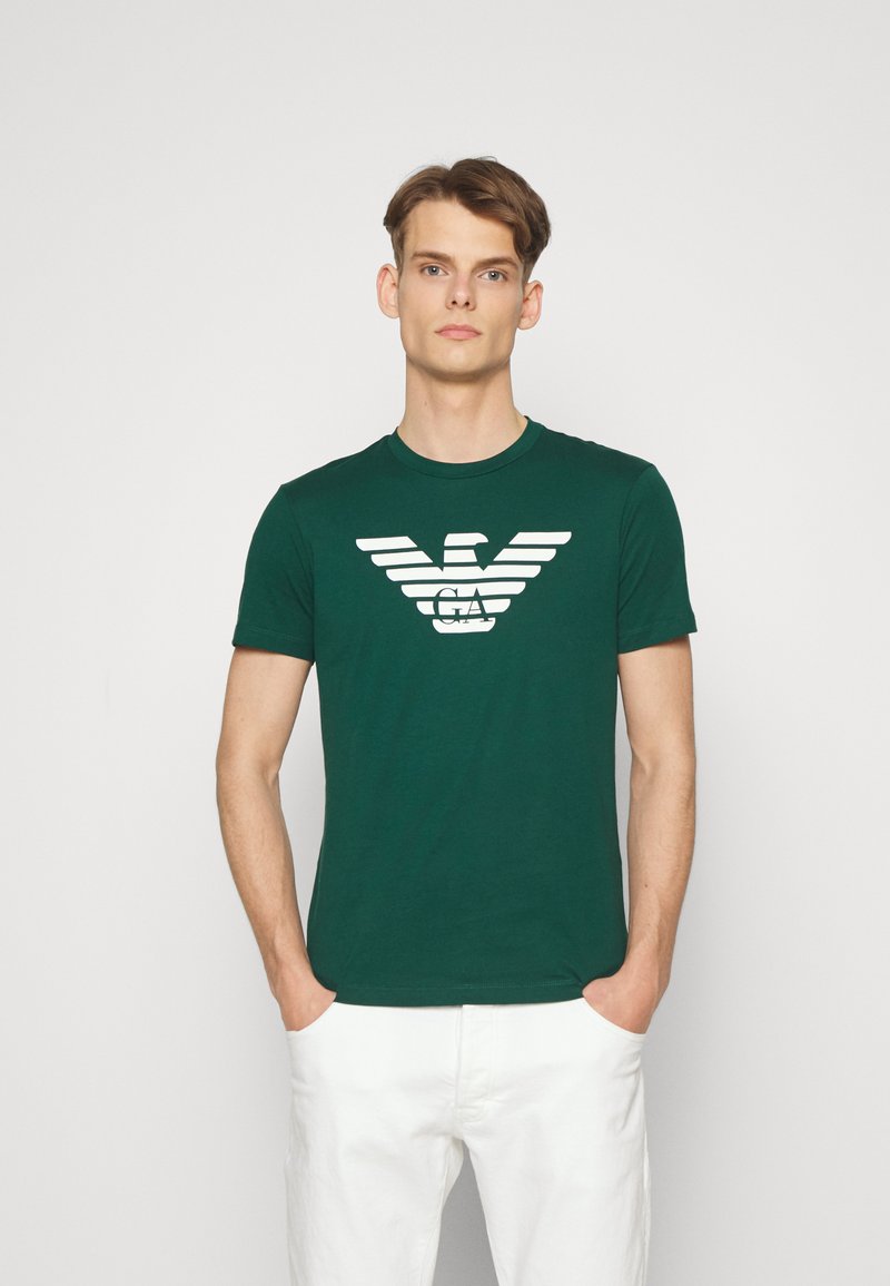 Emporio Armani T-shirt estampada - verde scuro