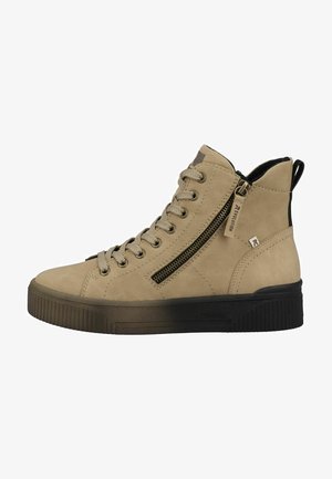 Rieker Sport, Sneaker high - camel camel schwarz