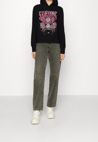 ONLY Felpa con cappuccio - dark grey