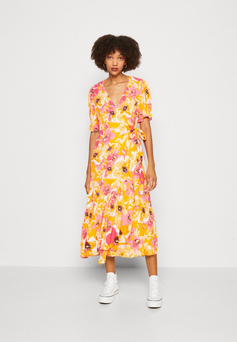 YAS YASSUNRISE WRAP DRESS Day dress orange Zalando.ie