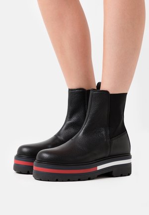 Tommy Jeans, Bottines à plateau - black