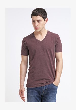 Selected Homme Pima Dave T-shirt Uomo Girocollo Profondo – Cotone, Vestibilità Comoda, Sostenibile