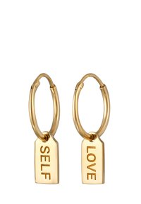 Elli WORDING LOVE SELF - Boucles d'oreilles - gold-coloured