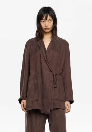 Chaqueta fina - marron