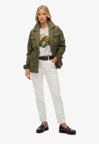 Superdry & Co TOKYO VINTAGE LOGO - Camiseta estampada - glacier grey marl