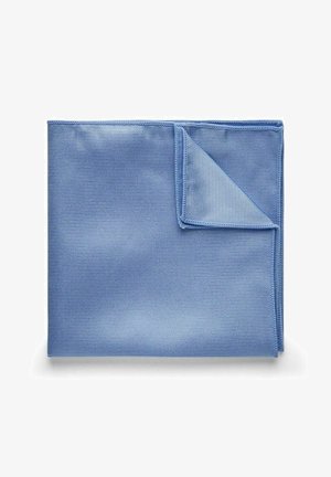 John Henric SOLID WOVEN RIBBED - Lommetørklæde - light blue