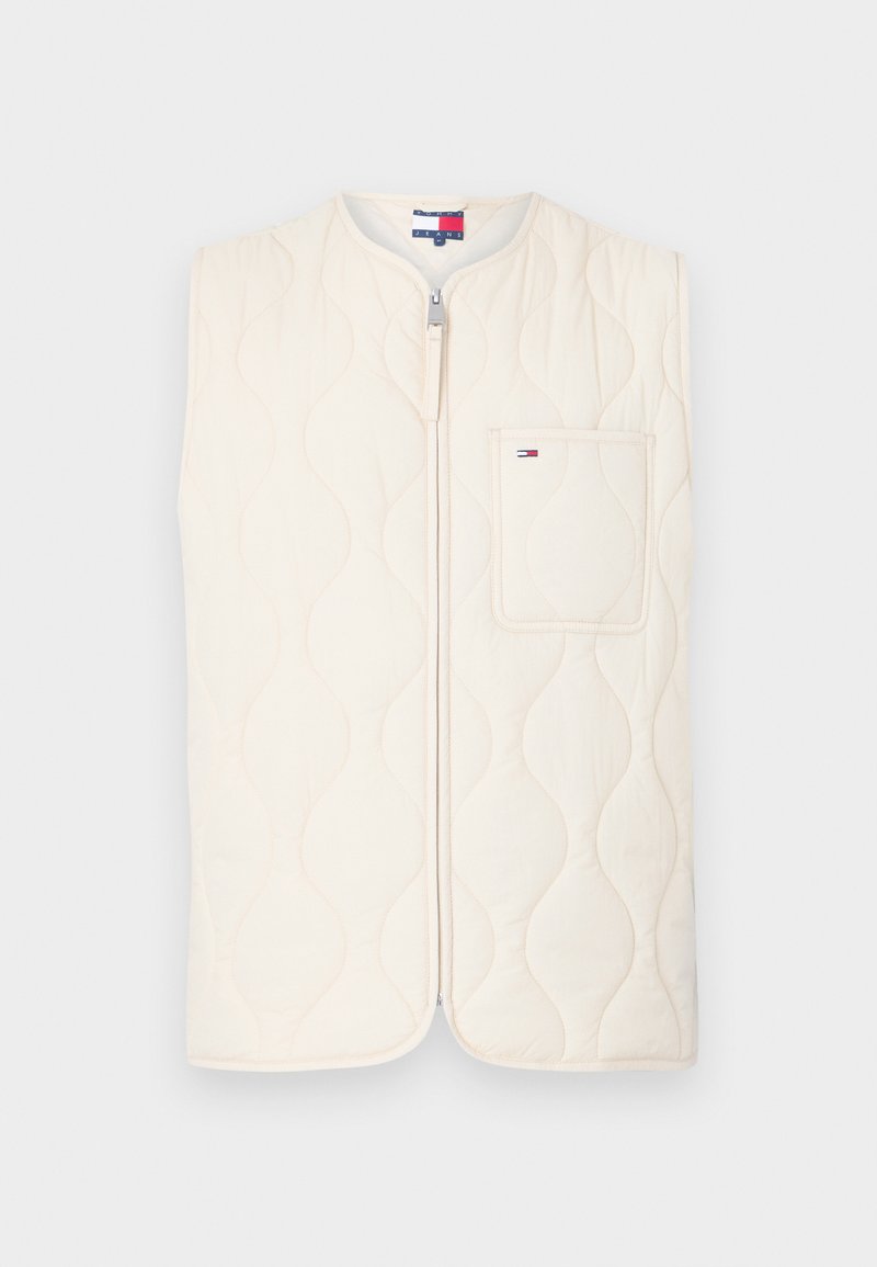 Tommy Jeans Bodywarmer zandkleur Tommy Jeans Bodywarmer zandkleur
