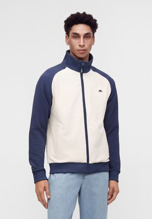 Ellesse, CALDONA TRACK TOP - Суитшърт с цип - ecru/navy