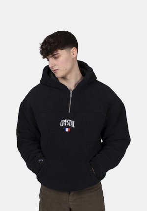 CHAMPS TEDDY - Fleece jumper - black