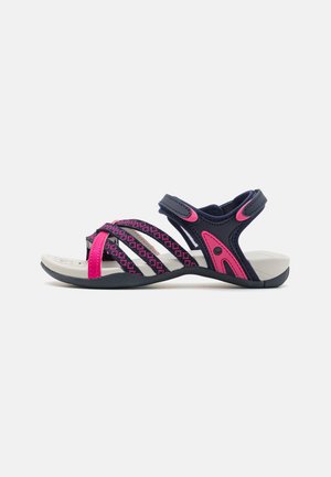 SAVANNA II UNISEX - Outdoorsandalen - navy/fuchsia